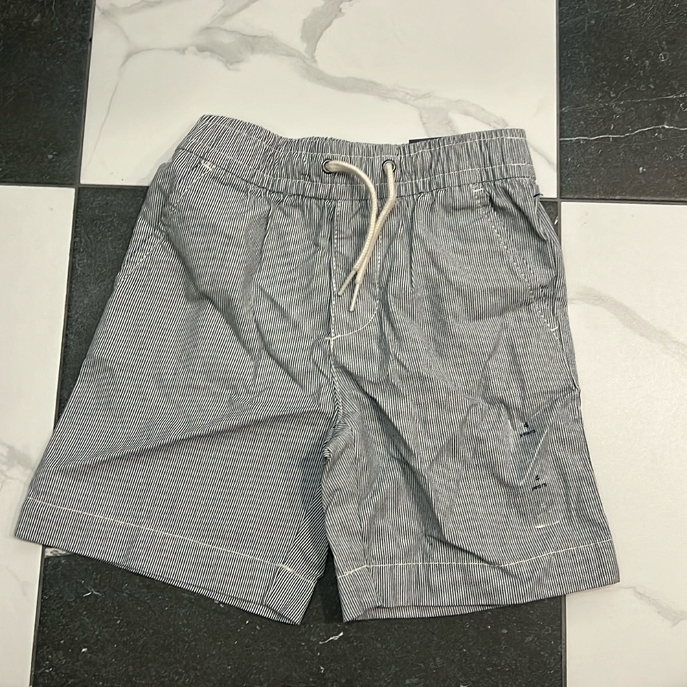 Gap Baby Blue Striped Shorts 4y NWT
